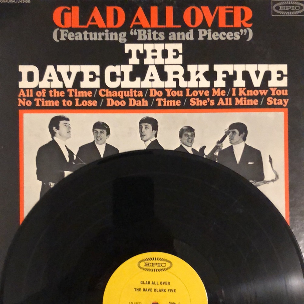 The Dave Clark Five Glad All Over Vinyl Lp